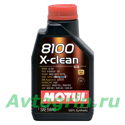 ����� �������� MOTUL 8100 X-clean 5W-40 ��������� 1 �