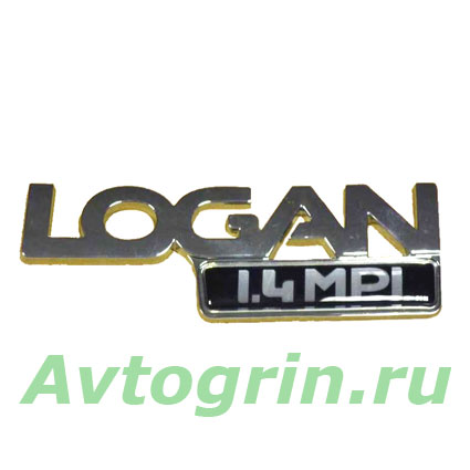 Эмблема орнамент задка "LOGAN 1.4" (оригинал) Эмблема орнамент задка "LOGAN 1.4" (оригинал)