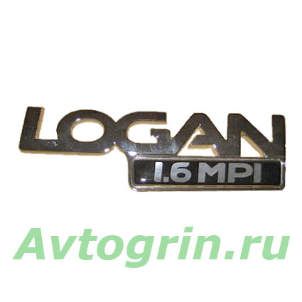 Эмблема орнамент задка "LOGAN 1.6" (оригинал) Эмблема орнамент задка "LOGAN 1.6" (оригинал)
