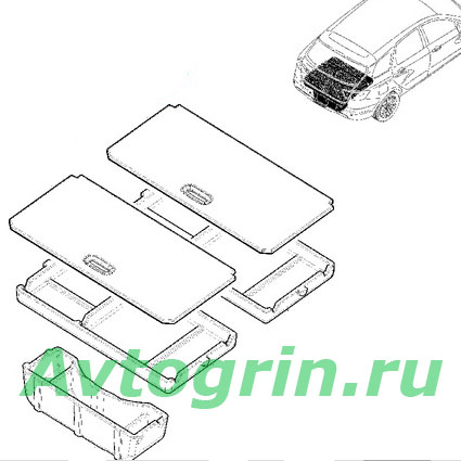 �������� ��������� (������) LADA Vesta SW Cross/����� (��������)