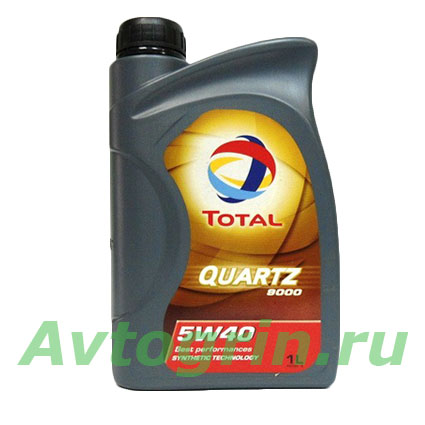 ����� �������� Total Quartz 9000 5W-40 ��������� 1� 